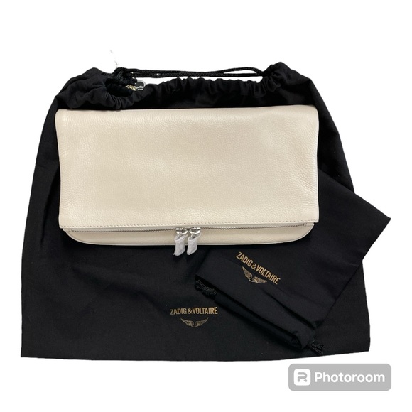 Zadig & Voltaire Handbags - Zadig & Voltaire Rock Clutch Crossbody/Shoulder Bag - White